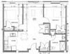 2 Bedroom C Skyview Park Apartments Floorplan